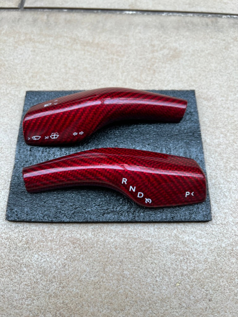3/Y 型碳纖維方向燈桿蓋(碳亮紅)