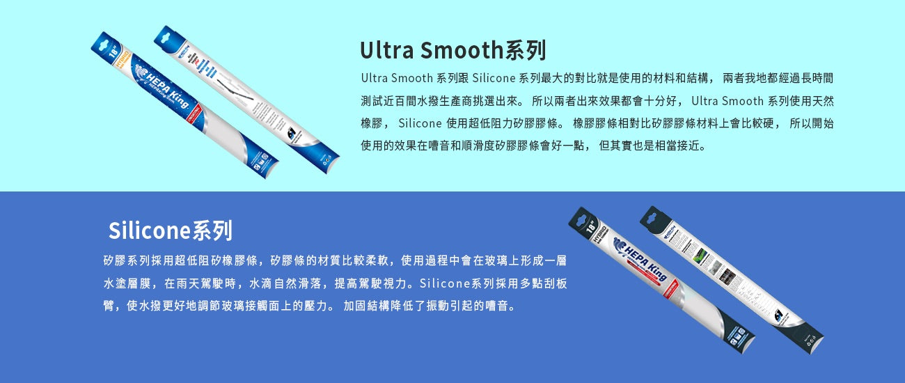 Model S HEPA King 超滑順雨刷器