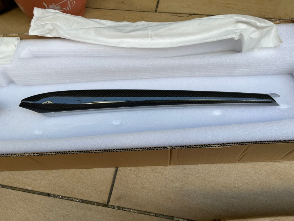 3/Y 型光澤碳纖維儀表板和前門裝飾板更換套件