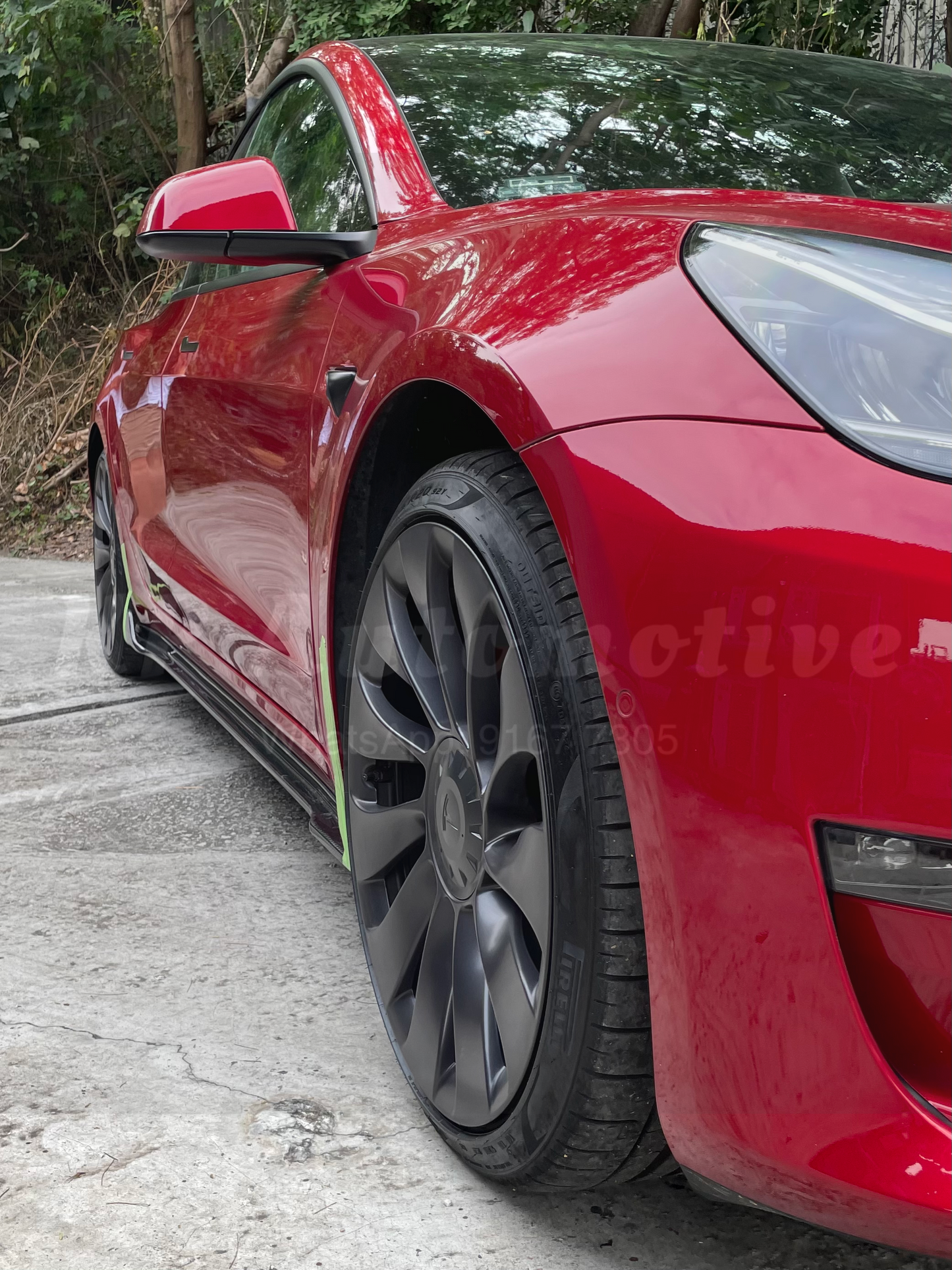 VR風格側裙 - Tesla Model 3