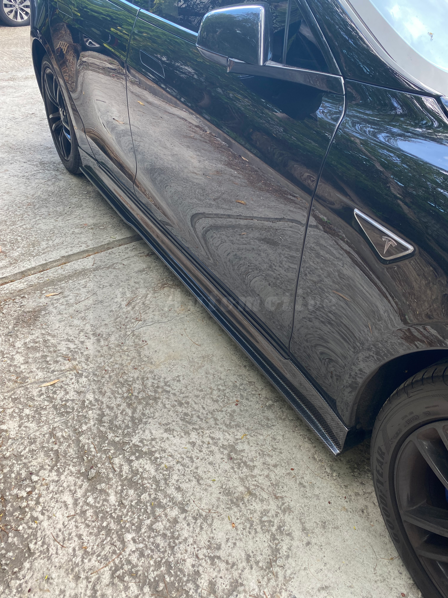 RZ 風格側裙 - Tesla Model S