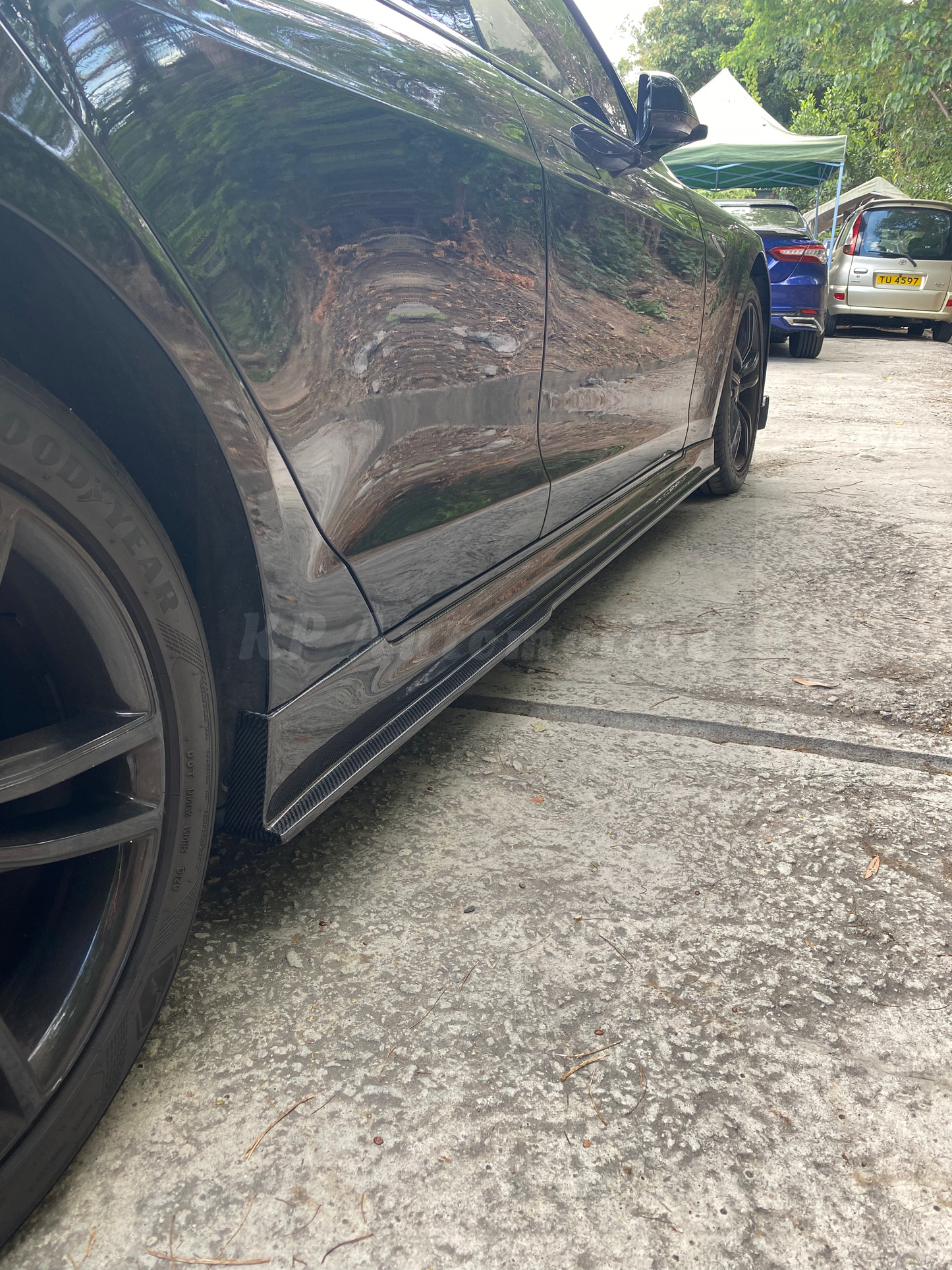 RZ 風格側裙 - Tesla Model S