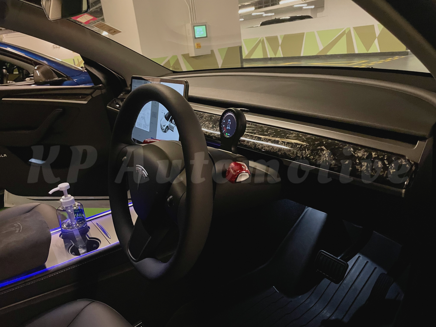2017-2020 Model 3 鍛造碳纖維儀表板替換面板