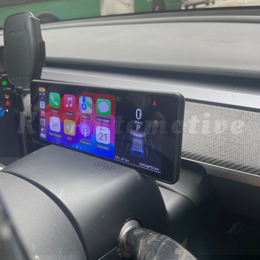 T6 CarPlay Steering Wheel Touchscreen Display for Tesla Model 3/Y