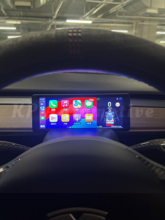 T6 CarPlay Steering Wheel Touchscreen Display for Tesla Model 3/Y