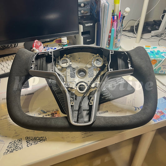 Model 3/Y Yoke Steering Wheel Only (Alcantara)