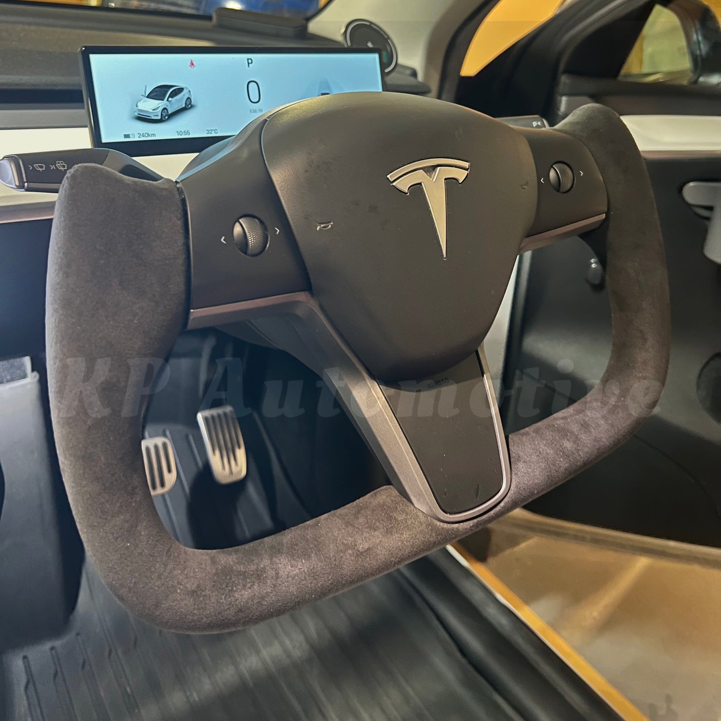 Model 3/Y Yoke Steering Wheel Only (Alcantara)