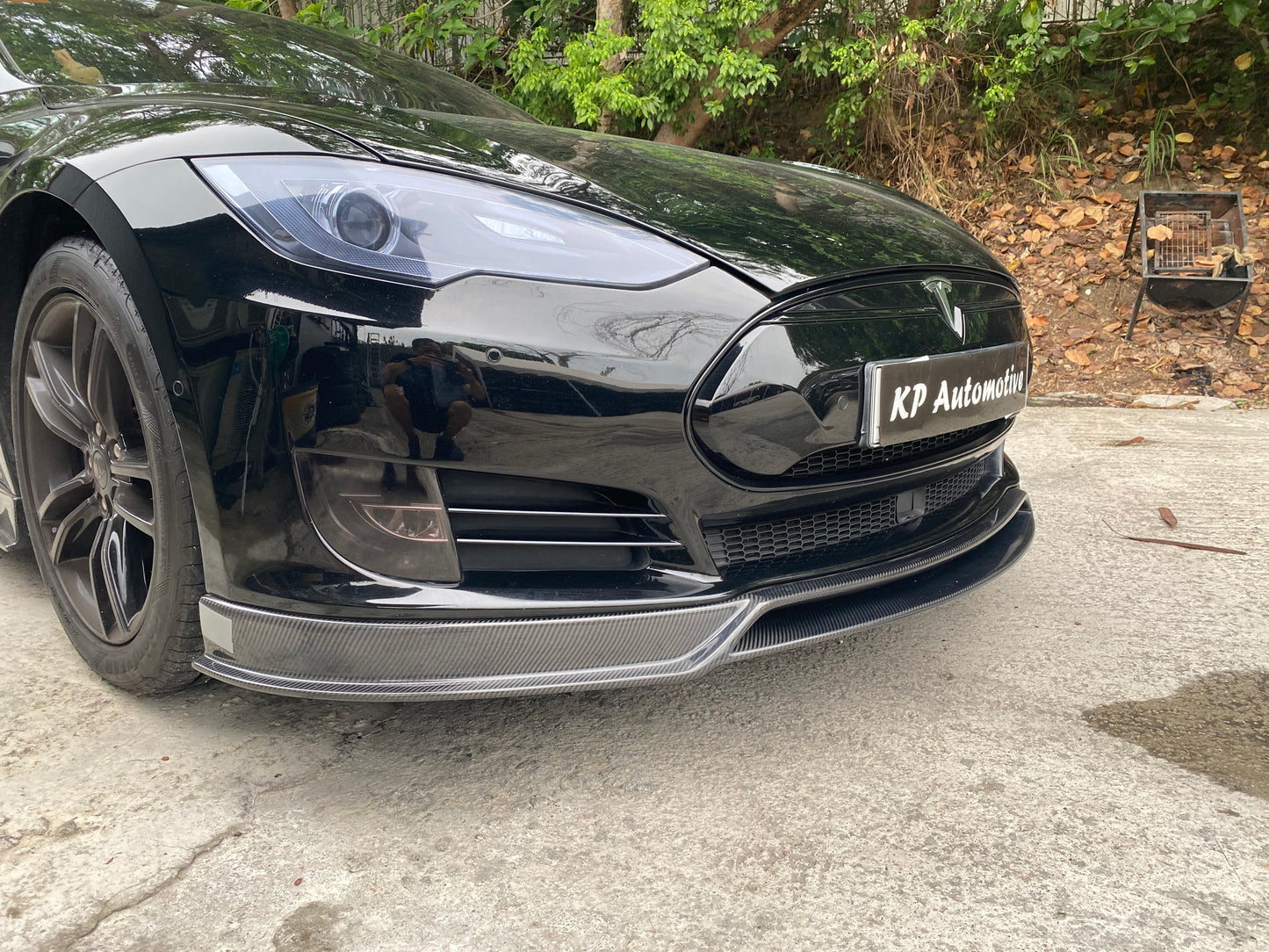 RZ Style Front Lip - Tesla Model S (Pre-facelift)