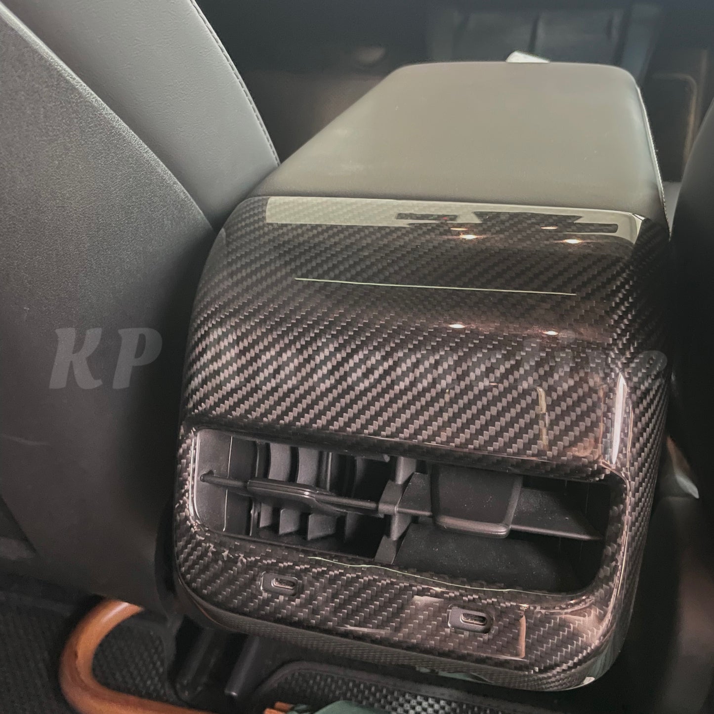 2021+ Model 3/Y Full Dry Carbon Center Console Package (Gloss Carbon Fiber)